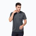 Koszulka trekkingowa męska Jack Wolfskin Hydropore Xten dark iron