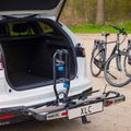 Bagażnik rowerowy na hak XLC Azura Xtra LED 2Bikes silver/black 15