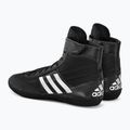 Buty bokserskie męskie adidas Combat Speed.5 black/silver 3