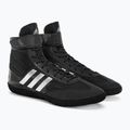 Buty bokserskie męskie adidas Combat Speed.5 black/silver 4