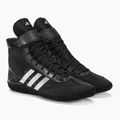 Buty bokserskie męskie adidas Combat Speed.5 black/silver BA8007 4