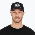 Czapka z daszkiem męska Alpha Industries Basic Trucker black 6