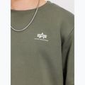 Bluza męska Alpha Industries Basic Small Logo dark olive 4