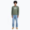 Bluza męska Alpha Industries Basic dark olive 2