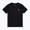 Koszulka męska Alpha Industries Basic Small Logo black/neon orange 5