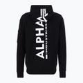 Bluza męska Alpha Industries Back Print Zip black 2