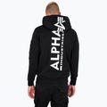 Bluza męska Alpha Industries Back Print Zip black 3