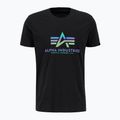 Koszulka męska Alpha Industries Basic Rainbow Reflective black 4