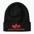 Czapka Alpha Industries 3D black/red