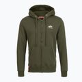 Bluza męska Alpha Industries Basic Zip SL dark olive