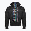 Kurtka męska Alpha Industries MA-1 ZH Back Print black / rainbow reflective 2