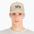 Czapka z daszkiem męska Alpha Industries Basic Trucker sand 3
