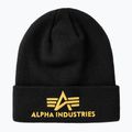 Czapka Alpha Industries 3D black/yellow gold