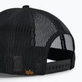Czapka z daszkiem męska Alpha Industries Label Trucker black 4
