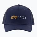 Czapka z daszkiem męska Alpha Industries Label Trucker rep.blue