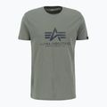 Koszulka męska Alpha Industries Basic Rainbow Reflective vintage green 2