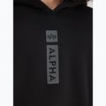 Bluza męska Alpha Industries Puff Print Hoodie black 5