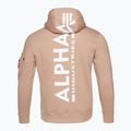 Bluza męska Alpha Industries Back Print Zip dusty coral 2