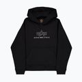 Bluza męska Alpha Industries Basic Hoodie TPU black/chrome 9