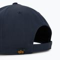 Czapka z daszkiem męska Alpha Industries Metal Label rep blue/chrome 4