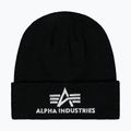 Czapka Alpha Industries 3D black/silver