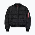 Kurtka ociepalana męska Alpha Industries MA-1 Logo Puffer Bomber black 7