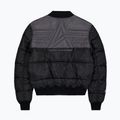 Kurtka ociepalana męska Alpha Industries MA-1 Logo Puffer Bomber black 8