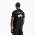 Koszulka męska Alpha Industries Label T Back Print black 3