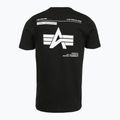 Koszulka męska Alpha Industries Label T Back Print black 6