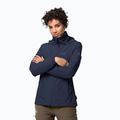 Kurtka przeciwdeszczowa damska Jack Wolfskin Stormy Point midnight blue