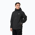 Kurtka przeciwdeszczowa męska Jack Wolfskin Highest Peak black