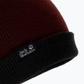 Czapka zimowa Jack Wolfskin Rib cordovan red 5