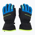 Rękawice narciarskie dziecięce Reusch Alan 2022 black/brilliant blue/safety yellow 3