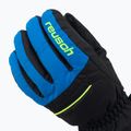 Rękawice narciarskie dziecięce Reusch Alan 2022 black/brilliant blue/safety yellow 4