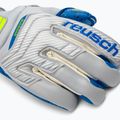 Rękawice bramkarskie Reusch Attrakt Fusion Guardian vapor gray/safety yellow/deep blue 5