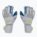 Rękawice bramkarskie Reusch Attrakt Freegel Fusion Ortho-Tec Goaliator vapor gray/safety yellow/blue