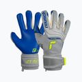 Rękawice bramkarskie Reusch Attrakt Gold X vapor gray/safety yellow/deep blue 5