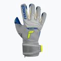 Rękawice bramkarskie Reusch Attrakt Gold X vapor gray/safety yellow/deep blue 6