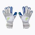 Rękawice bramkarskie Reusch Attrakt Freegel Gold Finger Support vapor gray/safety yellow/deep blue