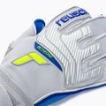 Rękawice bramkarskie Reusch Attrakt Gold X Evolution Cut vapor gray/safety yellow/deep blue 3