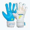 Rękawice bramkarskie Reusch Attrakt Aqua white/aqua blue 5