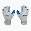 Rękawice bramkarskie dziecięce Reusch Attrakt Fusion Finger Support Guardian vapor gray/yellow 3