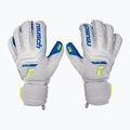 Rękawice bramkarskie Reusch Attrakt Gold Evolution Cut vapor gray/safety yellow/deep blue
