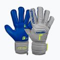 Rękawice bramkarskie Reusch Attrakt Gold Evolution Cut vapor gray/safety yellow/deep blue 5
