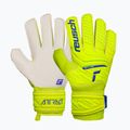 Rękawice bramkarskie Reusch Attrakt Solid safety yellow/deep blue/white 5