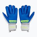 Rękawice bramkarskie dziecięce Reusch Attrakt Silver Roll Finger vapor gray/safety yellow/deep blue 2