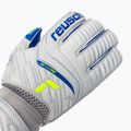 Rękawice bramkarskie dziecięce Reusch Attrakt Silver Roll Finger vapor gray/safety yellow/deep blue 3