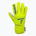 Rękawice bramkarskie dziecięce Reusch Attrakt Solid safety yellow/deep blue/white 6