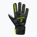 Rękawice bramkarskie dziecięce Reusch Attrakt Starter Solid black/safety yellow 6