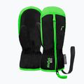 Rękawice narciarskie dziecięce Reusch Ben Mitten black/neon green 5